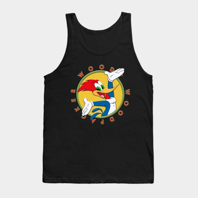 WOODY WOODPECKER CIR Tank Top by hackercyberattackactivity